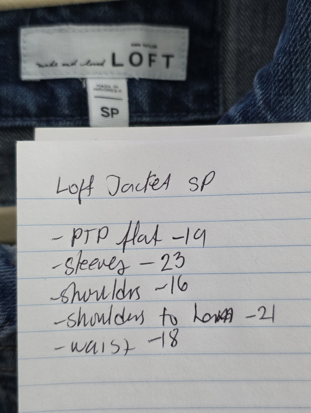 Loft Women's Jean Jacket small Size - Picture 4 of 16